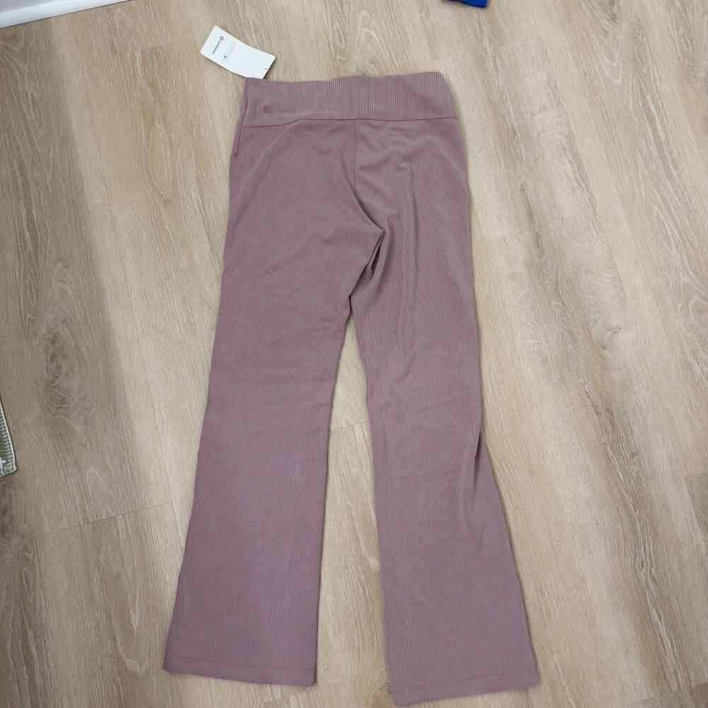 NWT! Lululemon Ribbed Softstreme Flared Pant Regular Size 10 - Picture 6 of 8